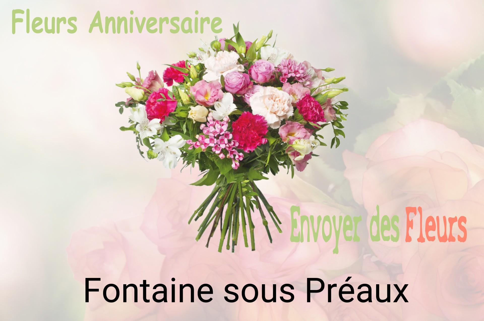 Bouquet de fleurs d’anniversaire livré à Fontaine-sous-Préaux
